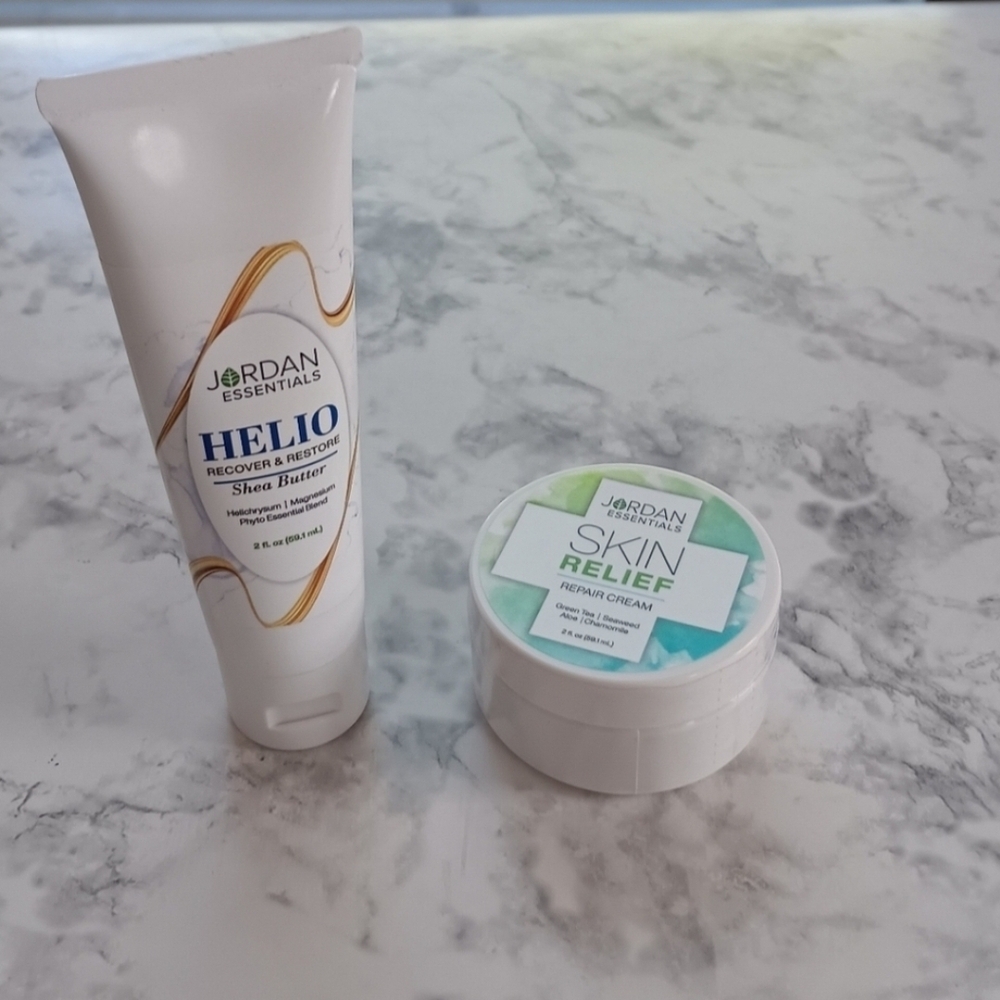Jordan Essentials Helio Shea Butter & Skin Relief Cream Set Brand NEW!!